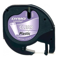 Resim Dymo Letra Tag 721530 Pls. Şerit 12Mmx4Mt Şeffaf (12268)