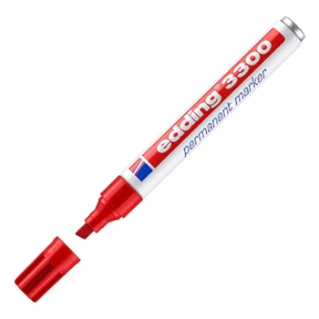 Picture of Edding E-3300 Permanent Marker Cut Tip 1-5Mm Red