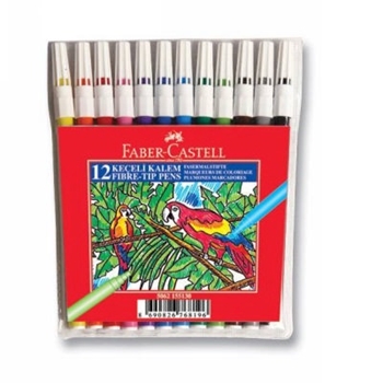 resm Faber-Castell 1551 Keçeli Kalem 12 Renk