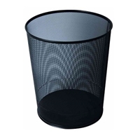 Resim Kraf 540G Perfore Çöp Kovası  Siyah