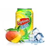 Resim Lipton Ice Tea Teneke Kutu    Soğuk Çay 330Ml 24lü Mango
