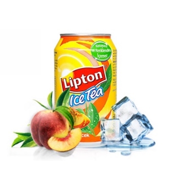 resm Lipton Ice Tea Teneke Kutu    Soğuk Çay 330Ml 24lü Şeftali