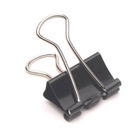 Picture of Mas Omega Steel Paper Clip 19 mm Black