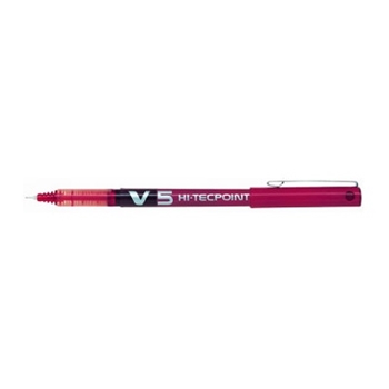 Picture of Pilot V5 Hi-Tecpoint Needle Point Pen 0.5Mm Red