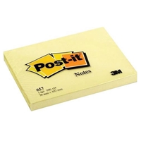 Resim Post-It 657 Yapışkanlı Not 76X102Mm 100Ypr Sarı