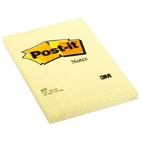 Resim Post-It 659 Yapışkanlı Not 102X152Mm 100Ypr Sarı