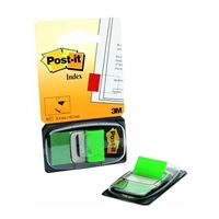 Picture of Post-It 680-3 BookMark Sticky Notes 50 Sheets Green