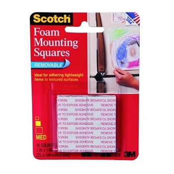 Picture of Scotch 108 Double Sided Tape Foam Squared 2,5X2,5Cm