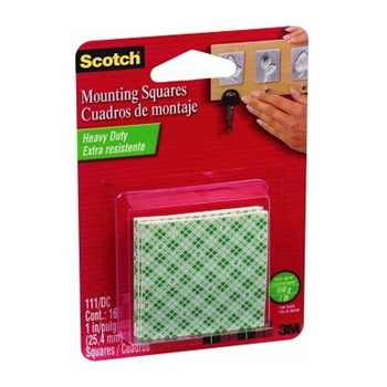 Picture of Scotch 111 Double Sided Foam Squared Tape 2,5X2,5Cm