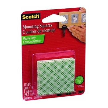 resm Scotch 111 Çift Taraflı Köpük Kareler 2,5X2,5Cm