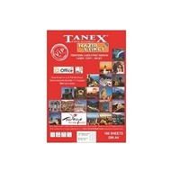 Resim Tanex TW-2014 Yuvarlak Kenar  Etiket 99.1X38.1Mm 100Sf