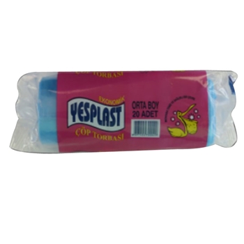 resm Orta Boy Çöp Torbası 55X60    70Gr 20 li Siyah