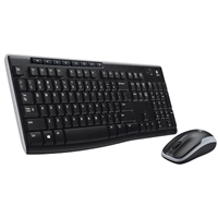 Resim Logitech 920-004525 MK270, Kablosuz Klavye ve Mouse Seti  Si