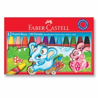 Resim Faber-Castell Studio Soft     Pastel Boya 12 Renk