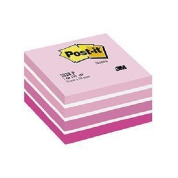 resm Post-It 2028-P Küpnot 76X76Mm 450Ypr Pembe Tonları