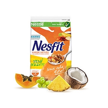 resm Nestle Nesfit 12527651 Gevrek 400Gr Karışık Meyve