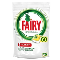 Resim Fairy Hepsi Bir Arada Bulaşık Makinası Tablet 60Lı