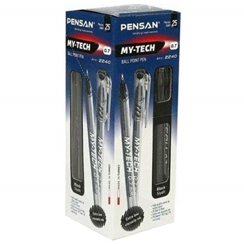 resm Pensan My-Tech 2240 İğne Uçlu Tükenmez Kalem 0.7Mm Siyah