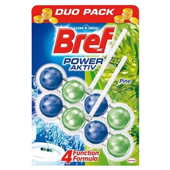 Picture of Bref Power Aktif Klozet Temizleme Topları Power Duo Pack Çam