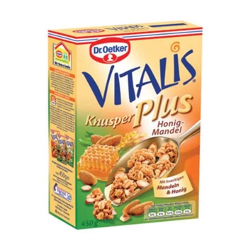 resm Dr.Oetker Vitalis Knusper     Plus Çıtır Bal Bademli Müsli