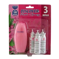 Resim Discover Fresh Spray Set Oda Parfümü 3 Yedekli Bubble