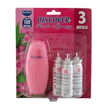 Picture of Discover Fresh Spray Set Oda Parfümü 3 Yedekli Bubble