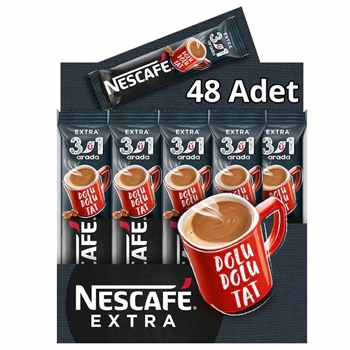 resm Nescafe 12515288 3 Ü 1 Arada  Kahve 16.5Gr 48li Extra