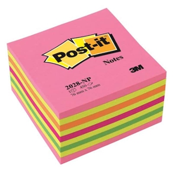 resm Post-It 2028NP 9'lu Küpnot    76X76Mm Pembe Tonları