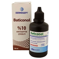 Resim Dermosept Baticonol Antiseptik Çözelti 100Ml