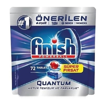 resm Finish Quantum Bulaşık        Makinası Tablet 72 li