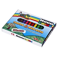 Resim Nova Color Mum Karton Kutu Kısa KöşeliNC-1112 Pastel Boya 12