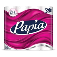 Resim Papia 3 Katlı Tuvalet Kağıdı 32 li