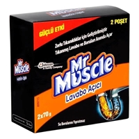 Resim Mr Muscle C141955 Granül      Lavabo Açıcı 2 li