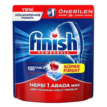 resm Finish Hepsi Bir Arada        Bulaşık Makinası Tablet 100