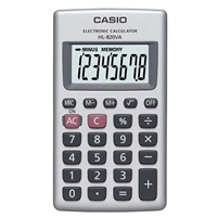 Resim Casio HL-820VA-W Cep Tipi 8   Hane Hesap Makinesi Beyaz