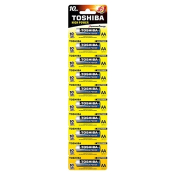 resm Toshiba LR6 High Power AA     Alkalin Pil 10 lu