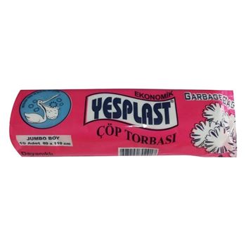 Picture of Yesplast Jumbo Boy Çöp        Torbası 80X110 300 gr Şeffaf