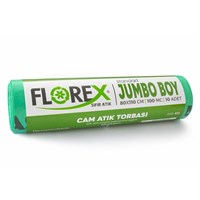 Resim Florex Cam Atık Çöp Torbası   80X110 800Gr Yeşil