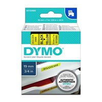 Resim Dymo D1 720880 Yedek Şerit    19MmX7Mt Sarı-Siyah (45808)