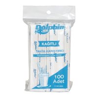 Resim Dolphin Kağıt Sargılı Tahta   Karıştırıcı 100Lü