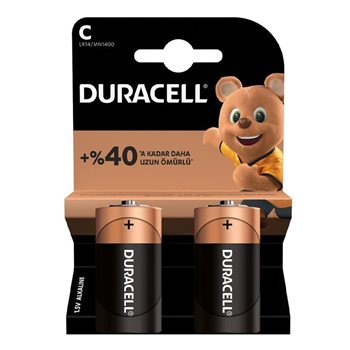 resm Duracell  Pil Orta Boy C