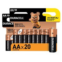 Resim Duracell Kalem Pil AA 20li