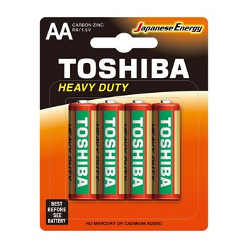 resm Toshiba Alkaline Kalem Pil AA 4 lü