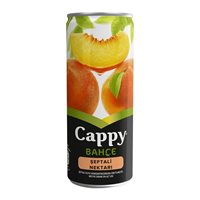 Resim Cappy Teneke Kutu Meyve Suyu  250Ml Şeftali 12Li