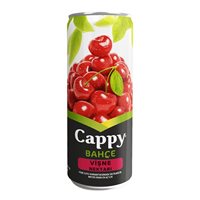 Resim Cappy Teneke Kutu Meyve Suyu  250Ml Vişne 12Li