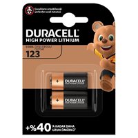 Resim Duracell 3V 123 Ultra 2 L Pil