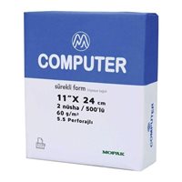 Resim 2 Nüsha 500'lü Sürekli Form   11X24 60Gr