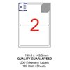 Picture of Kraf KF-2002 Yuvarlak Kenar   Etiket 199.6X143.5 100Sf