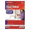 resm BK 2095 Laser Etiket 30X12 A4