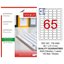 Picture of Tanex TW 2065 Lazer Etiket    38.1X21.2Mm 100Sf Beyaz